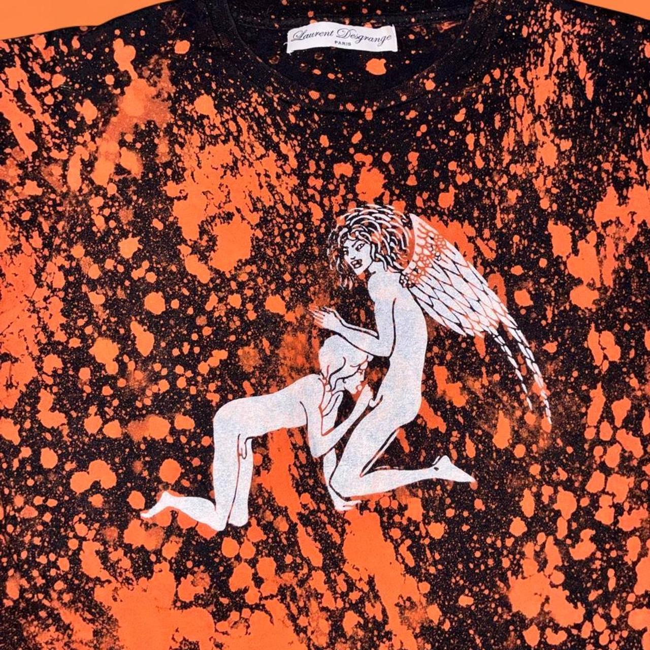 Laurent Desgrange Bleach-Splatter Graphic Tee