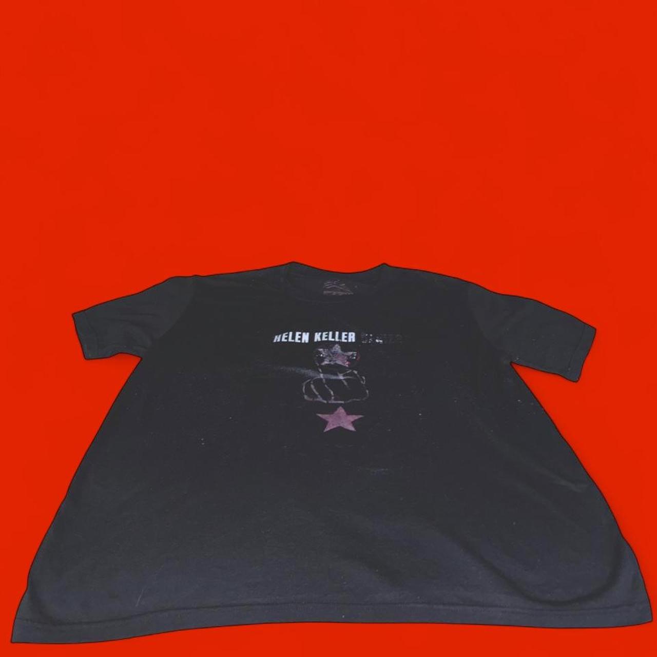Reworked Black Tee — Codeine Sunshine Helen Keller