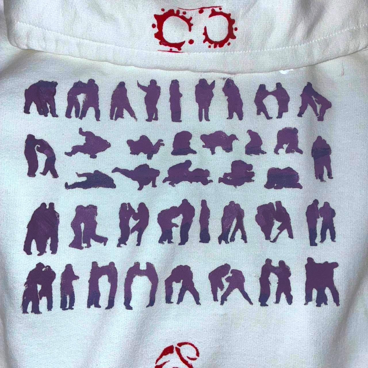 Purple Stencil Graphic Top — Codeine Sunshine Throwdown
