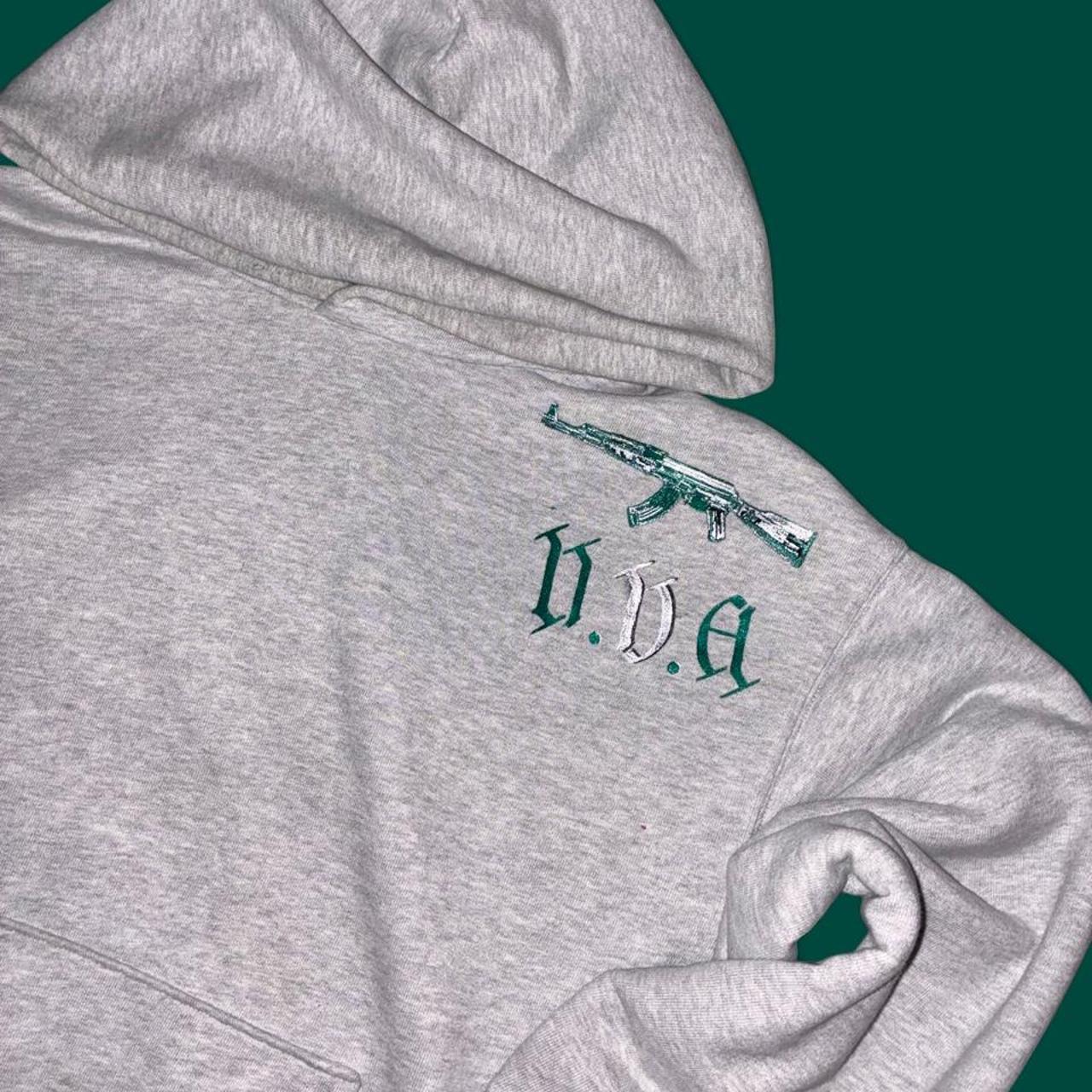 Grey Graphic Hoodie — Codeine Sunshine UDA