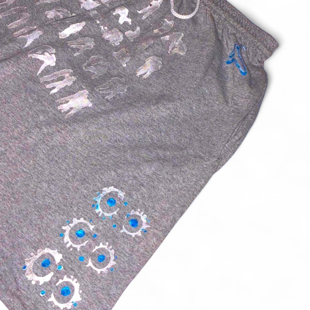 Grey Sweatshorts — Codeine Sunshine Evil Set Fighter