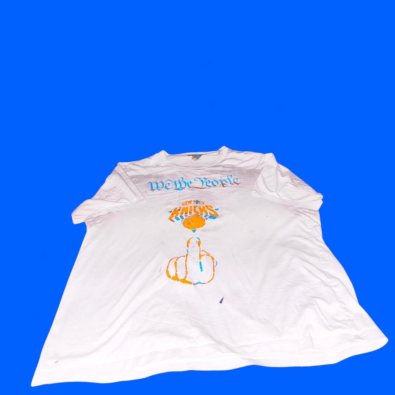 White Graphic Tee — Codeine Sunshine Knicks / NYC