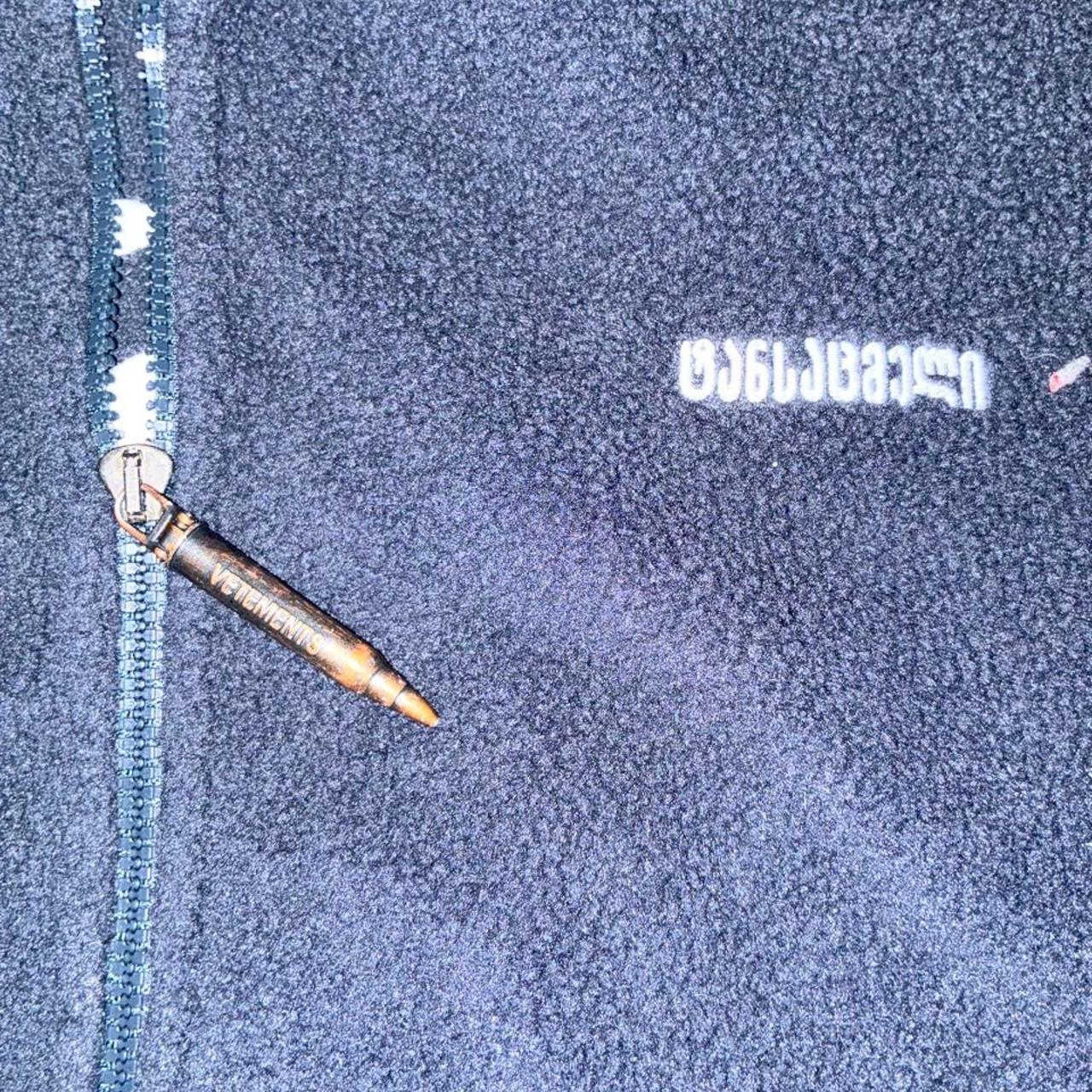 Vetements FW19 Gimp Zip Fleece