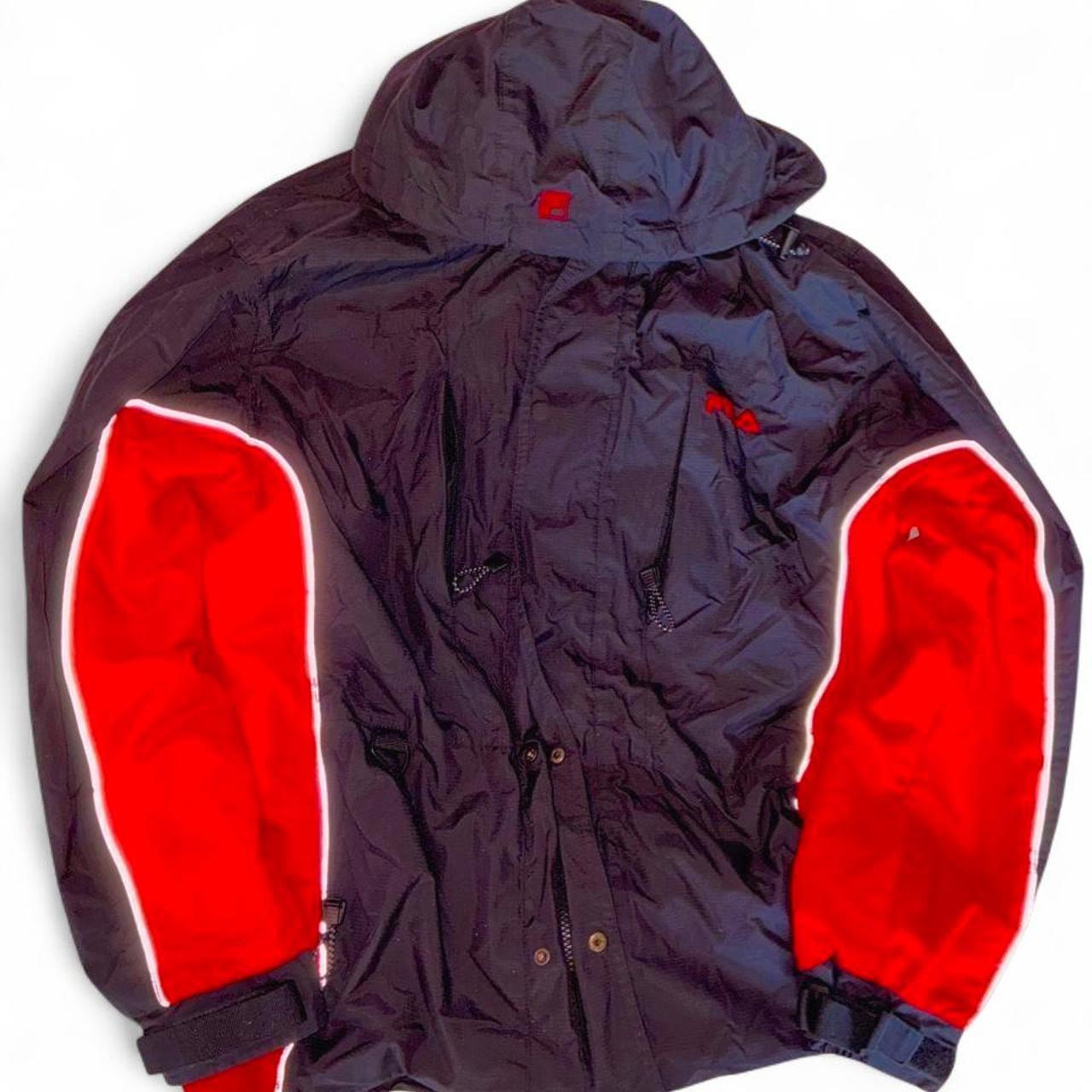 FILA Reflective Black & Red Ski Jacket