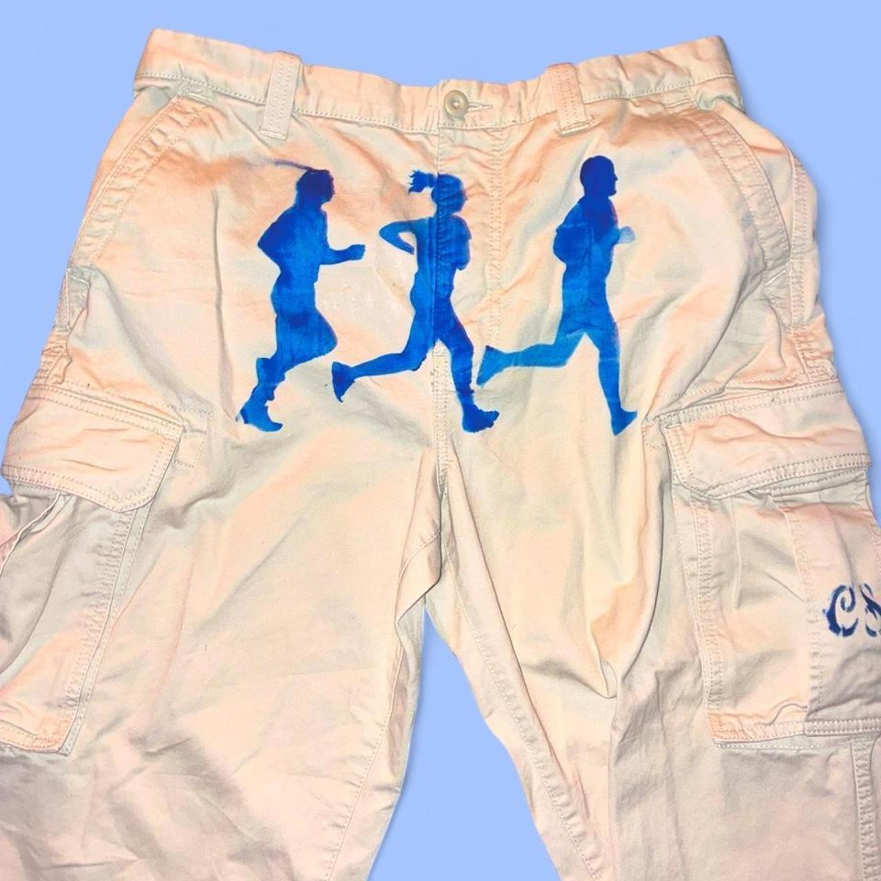 Khaki Cargo Pants — Codeine Sunshine Blue Procession
