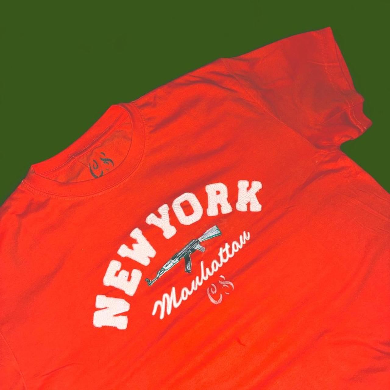 Red New York Tee — Codeine Sunshine Manhattan Signal