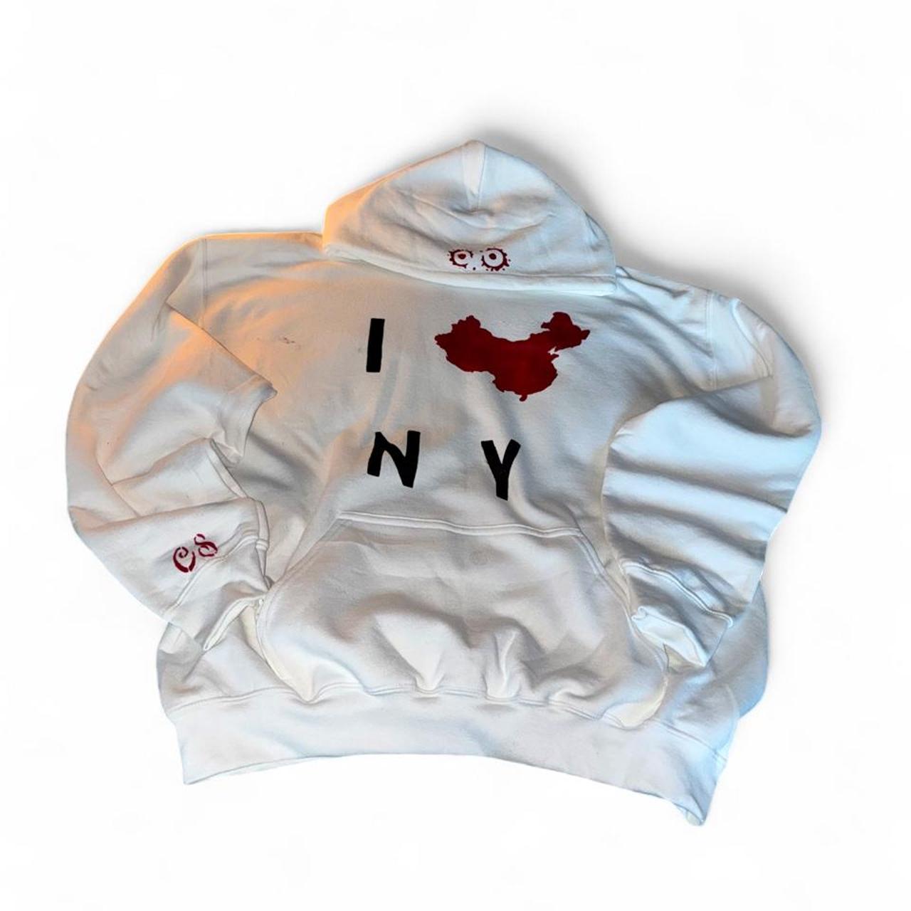 White Painted Hoodie — Codeine Sunshine I China NY