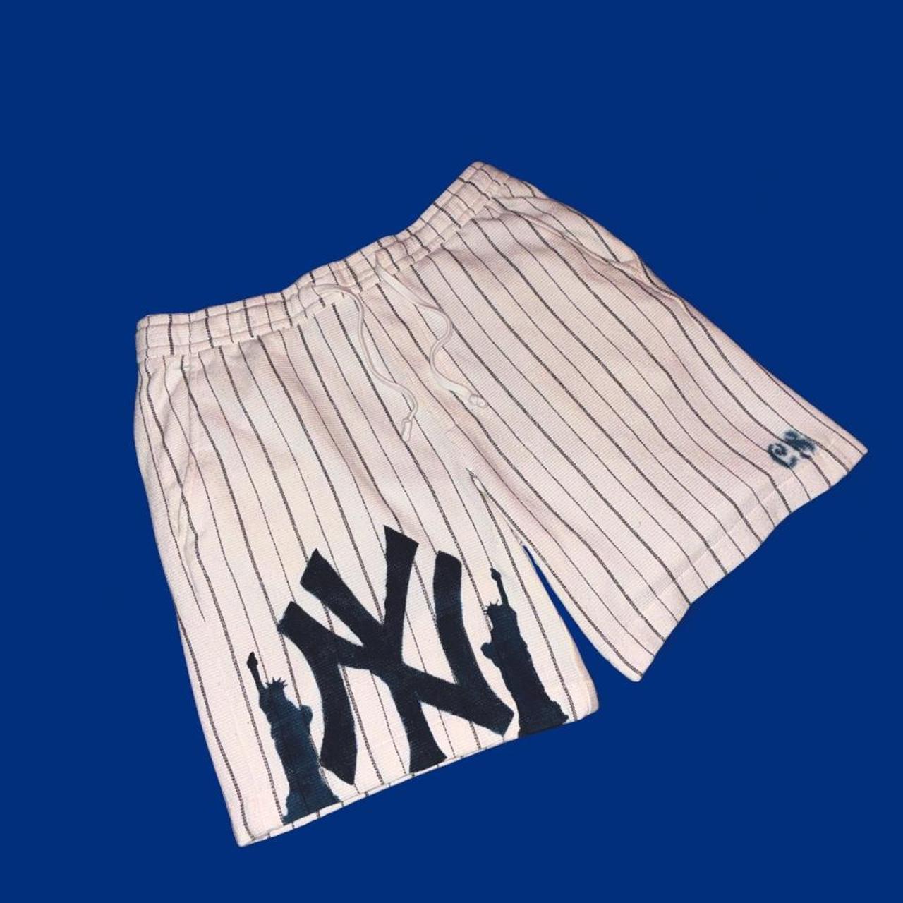 Yankees-Inspired Shorts — Codeine Sunshine Bronx Pinstripes