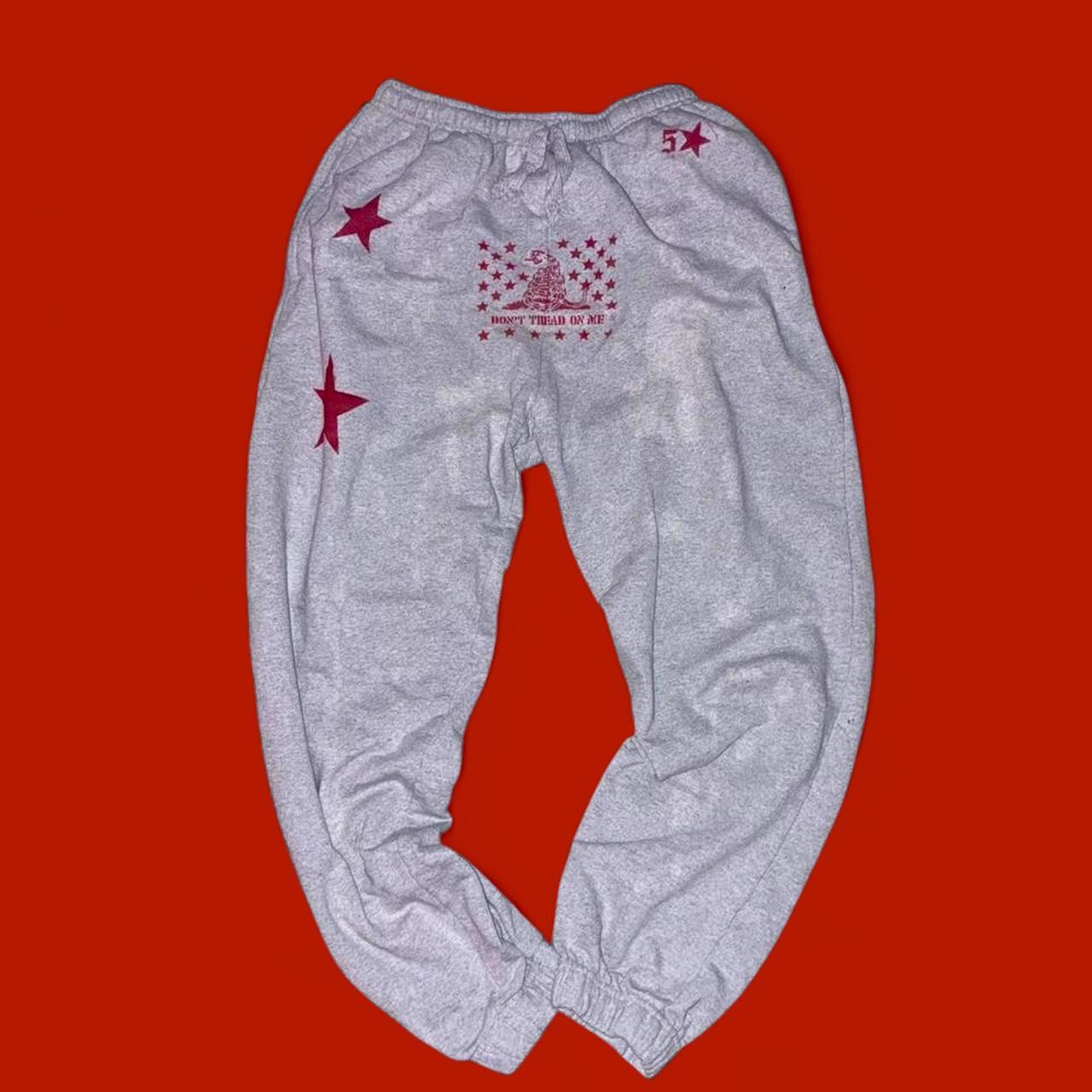 Grey Painted Sweatpants — Codeine Sunshine 5 Star