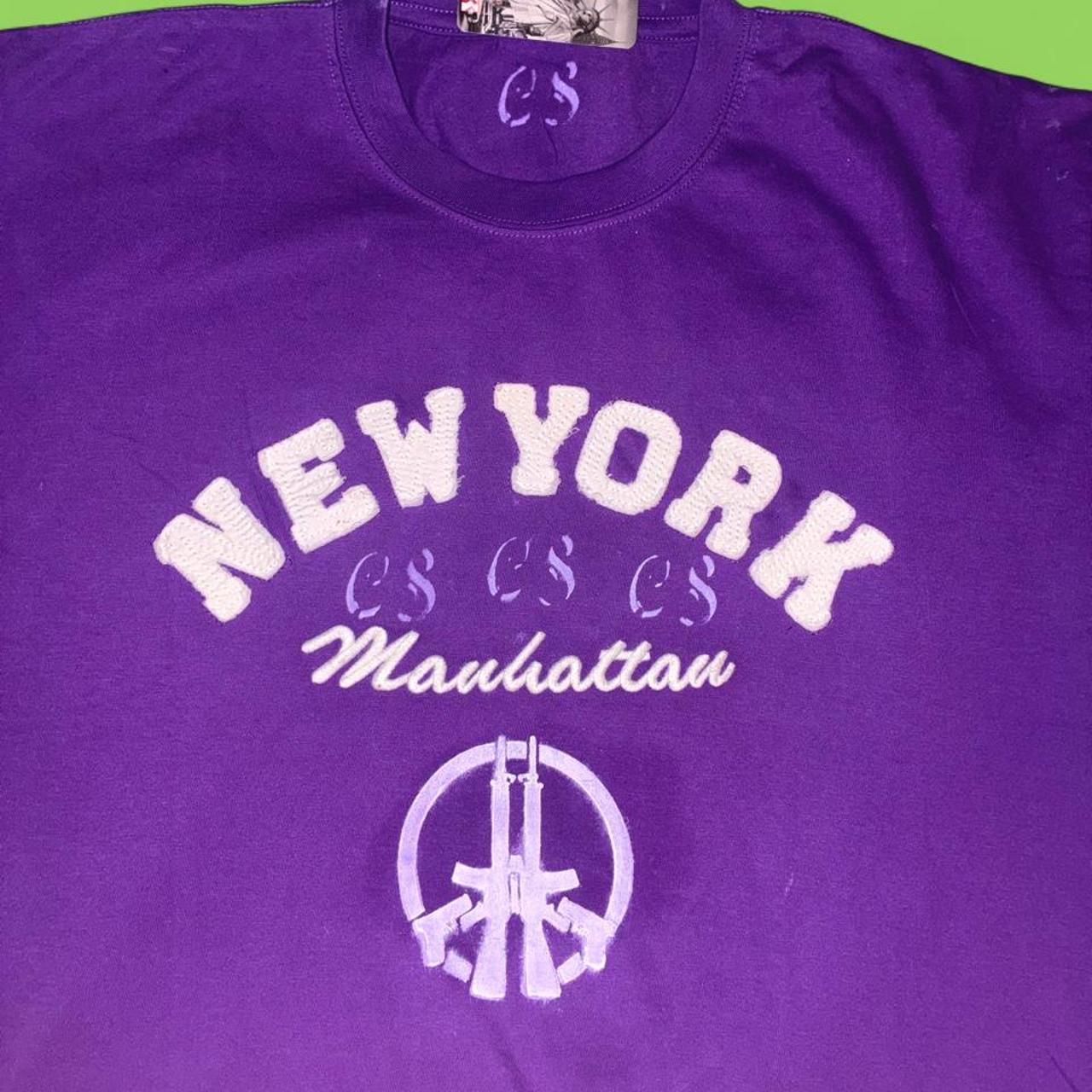 Purple New York Tee — Codeine Sunshine Manhattan Signal
