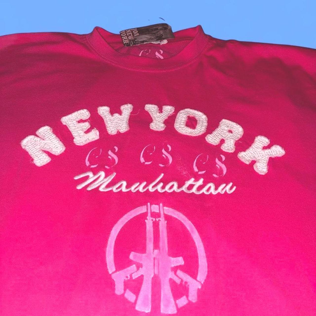 Pink New York Tee — Codeine Sunshine Manhattan Signal